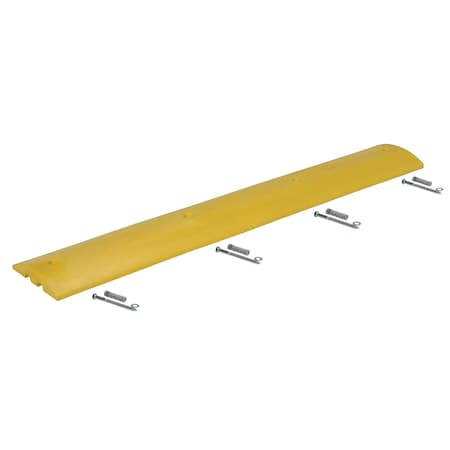 Vestil Speed Bump, 2 1/4 in Height, 70 1/2 in Length, Yellow SBD-72